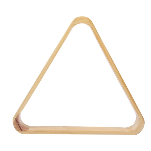 Riousery Wooden Professional Billiards Triangular Frame American Pool Balls Rack Sports Accessories 13.39 inches / 34 cm