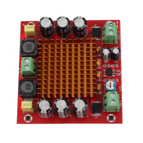 Riousery XH-M544 Digital Power Amplifier Board Mono Audio Amp Equipment with TPA3116DA Chip 150W 12-26V DC Supply for Instruments (3.15 inches / 8 cm)