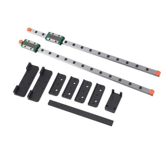 Riousery Y Axes Guide Rail with Sliding Block 3D Printer Linear Motion Rail Upgrade Kit for Neptune 3 Pro 4 Ender 3 Pro V2 S1 (15.35 inches / 39 cm)