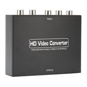 Riousery YPbPr/RGB+R/L Component Video to 1080P HD Multimedia Interface Converter Adapter for DVD Monitor