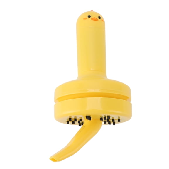 Riousery Yellow Portable Desktop Vacuum Cleaner - Chick Shape Rechargeable Mini Handheld Table Dust Cleaner (5.7 inches / 14.5 cm)