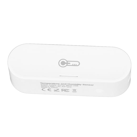 Riousery ZigBee Smart Temperature and Humidity Sensor, Indoor Thermometer Hygrometer for Real-Time Monitoring, App Control, Wireless USB or AA Battery Powered Smart Home Device