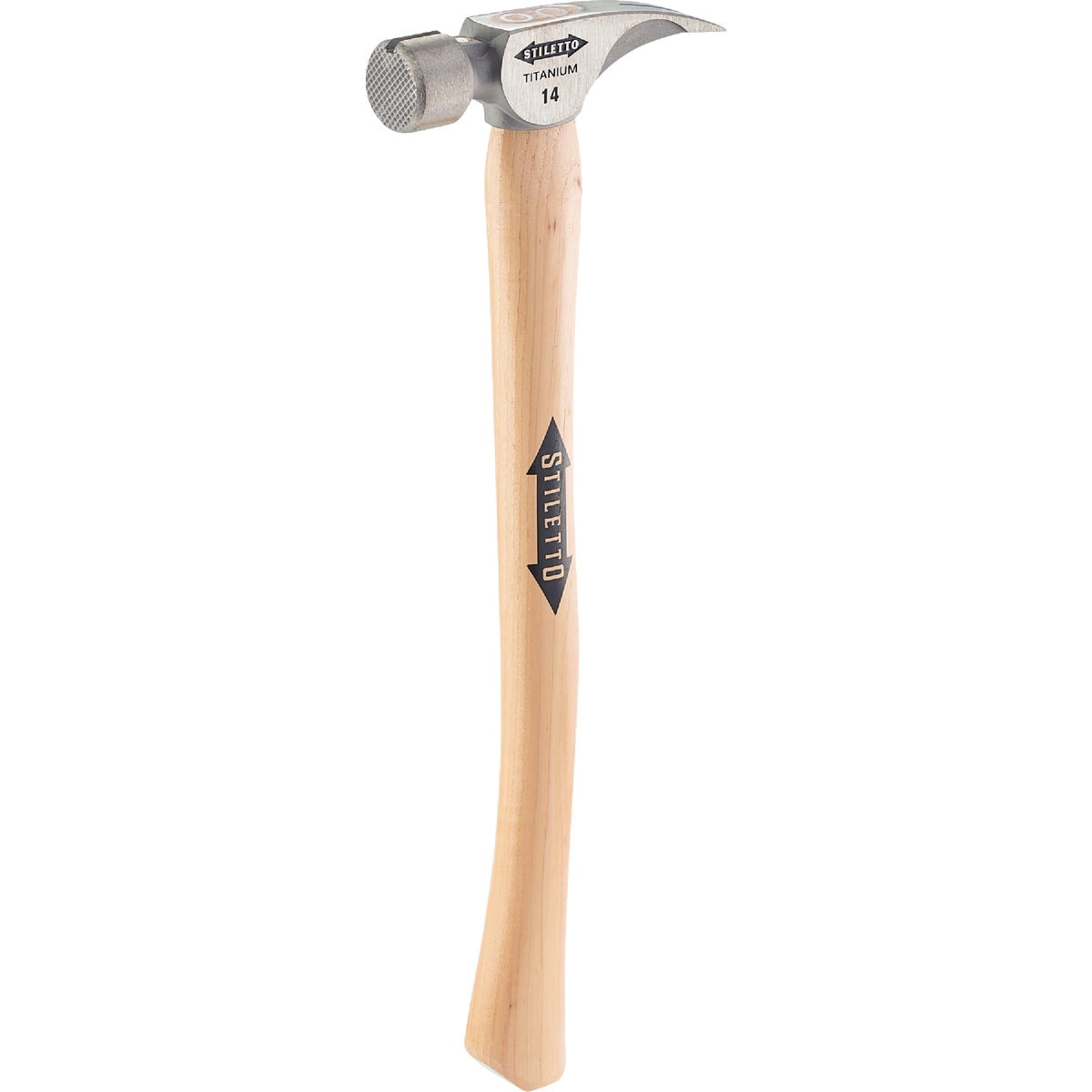 Generic Rip Claw Hammer Titanium - 14 Oz Head, Hickory Handle — Heavy-Duty Construction, Professional Use