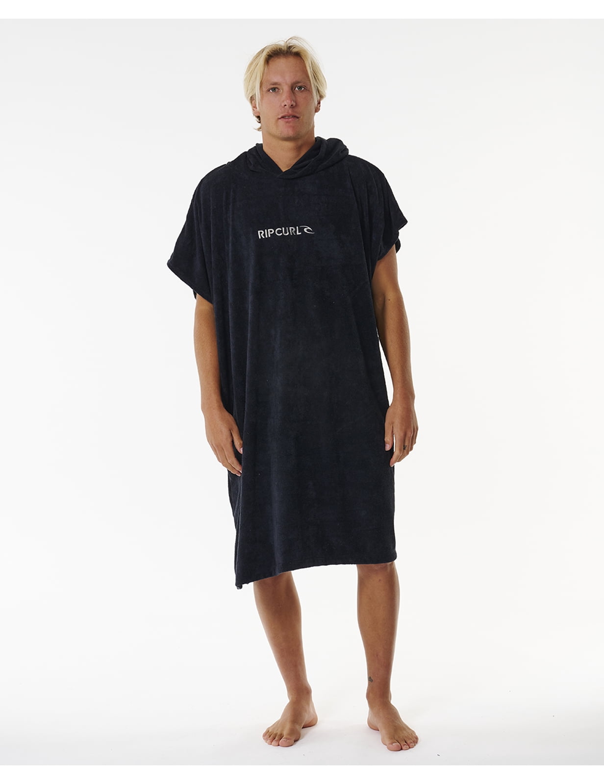Rip Robe Rip Curl Brand Hooded Changing Robe Black/Grey men - Walmart.com