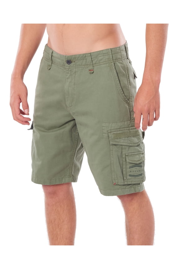 Classic Surf Trail Cargo Shorts Mid Green men in size 38" Waist (XXL)