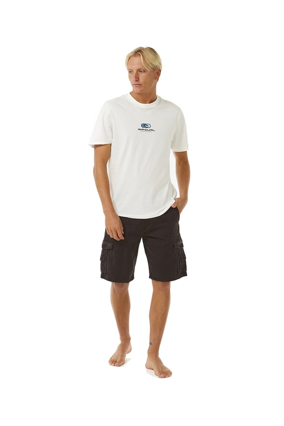 Classic Surf Trail Cargo Shorts Washed Black men in size 33" Waist (M)