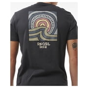 Rip Curl Hazey Short Sleeve T-Shirt Washed Black men in size Medium