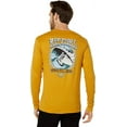 thumbnail image 1 of Rip Curl MUSTARD Men's Shred Till Dead Long Sleeve T-Shirt, Large, 1 of 4