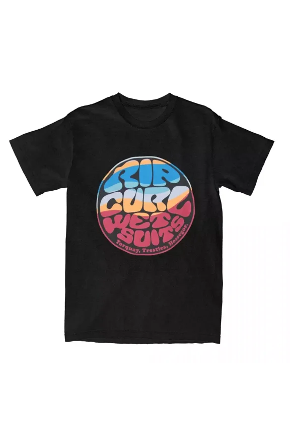 Rip Curl Men Women T Shirts Summer Surfing Merchandise Funny Tee Shirt T-Shirt C