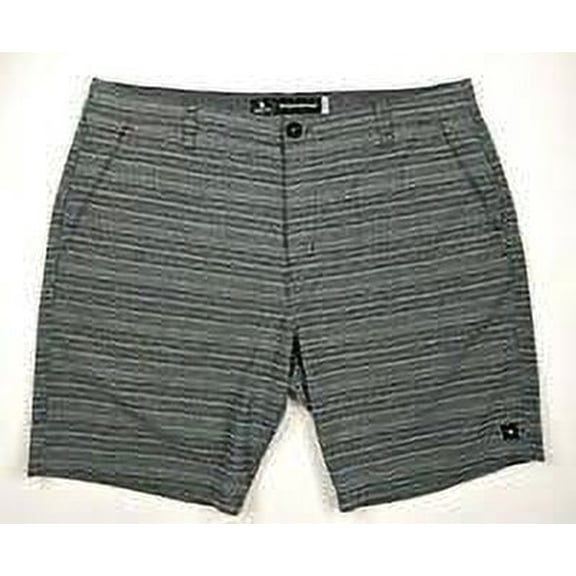 Rip Curl Men's Alchopaulic Stripe Swimsuit Trunks Dark Gray 30 Reg
