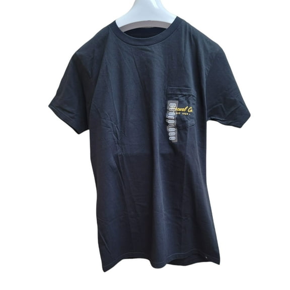 Rip Curl Men's BLACK Parakeet Crew Neck Short Sleeve Tee, L