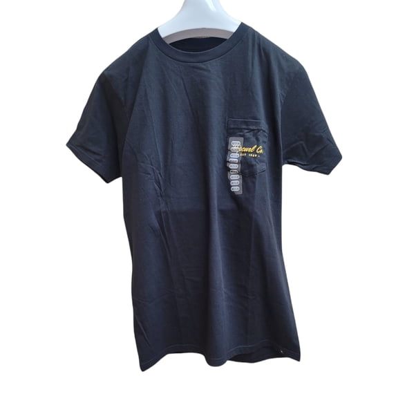 Rip Curl Men's BLACK Parakeet Crew Neck Short Sleeve Tee, M