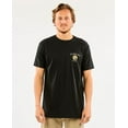 thumbnail image 1 of Rip Curl Men's BLACK Rock The Swamp Gator Short Sleeve T-Shirt, M, 1 of 4