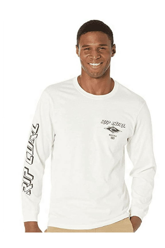 Men's Bone Fade Out Icon Long Sleeve Tee, XL