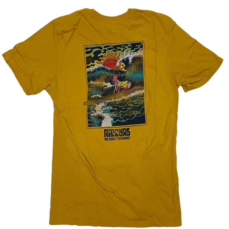 mustard yellow graphic tee