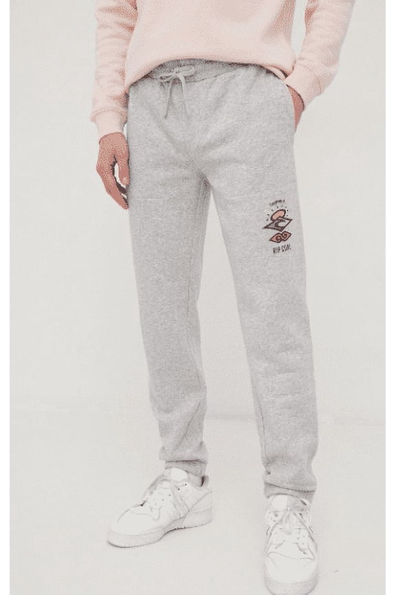 Men's Grey Search Icon Track Pants, XXL