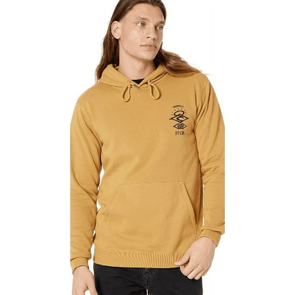 Rip Curl Men's Mustard Search Icon Pullover Hoodie, 2XL