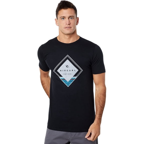 Rip Curl Men's Operator Premium Graphic Tee T-Shirt (Medium, Black)