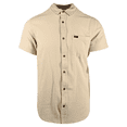 thumbnail image 1 of Rip Curl Men's Shirt Bone Linen Short Sleeve Woven (S12), 1 of 12