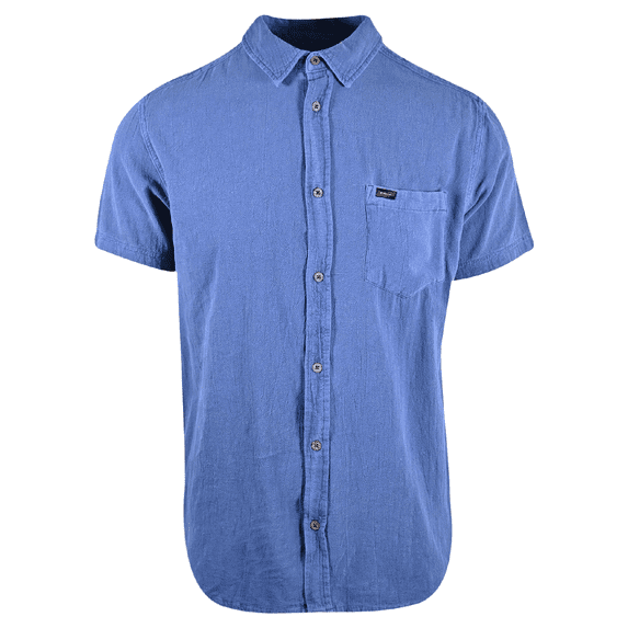 Rip Curl Men's Shirt Sparky Blue Short Sleeve Woven (S11)
