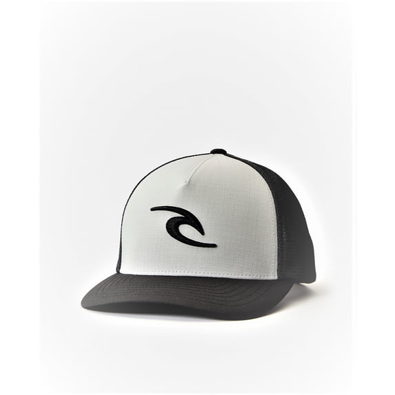 Rip Curl Men's Snapback Trucker Cap ~ Tepan black grey