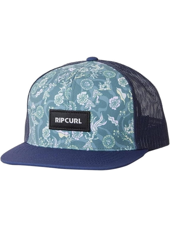 Men's Trucker Hat Combo Logo Patch Blustone Snapback Cap