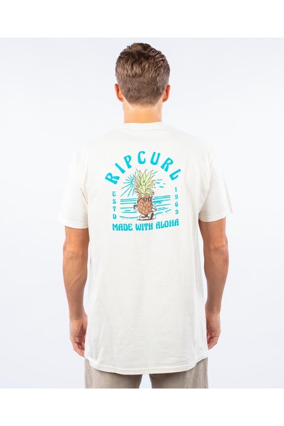 Men's WHITE Stroll Premium Short Sleeve T Shirt, M