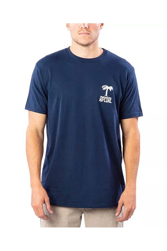 NAVY Men's Tropical Time Prem Short Sleeve Crew Neck T-Shirt, M