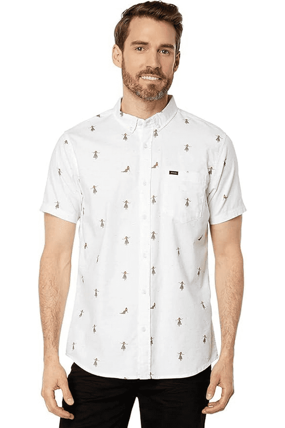 OFF-WHITE Men's Casual Button Down Shirt, US Large