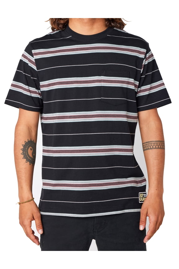 Pacific Rinse Stripe Short Sleeve T-Shirt 8264 in size XX Large