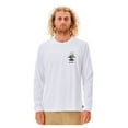 thumbnail image 1 of Rip Curl Search Icon Long Sleeve T-Shirt White men in size Large, 1 of 1