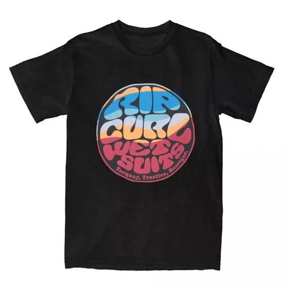 Rip Curl Summer Surfing Graphic Merchandise Funny Beach Gift Unisex T-Shirt, S-5XL