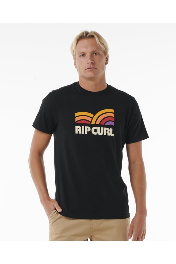 Surf Revival Capture Short Sleeve T-Shirt Black men in size XX Large