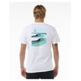 thumbnail image 1 of Rip Curl Surf Revival Lined Up Short Sleeve T-Shirt White in size Large, 1 of 1