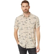 Rip Curl TAUPE Mens Party Pack Short Sleeve Button Front Shirt, 2XL
