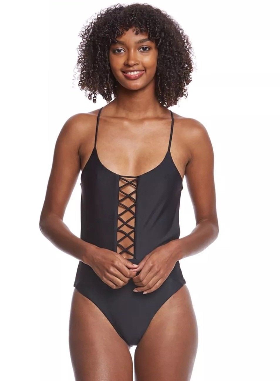 Lattice one deals piece swimsuit