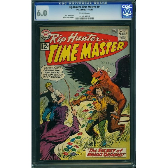 Rip Hunter Time Master #11 - CGC 6 Comic Book
