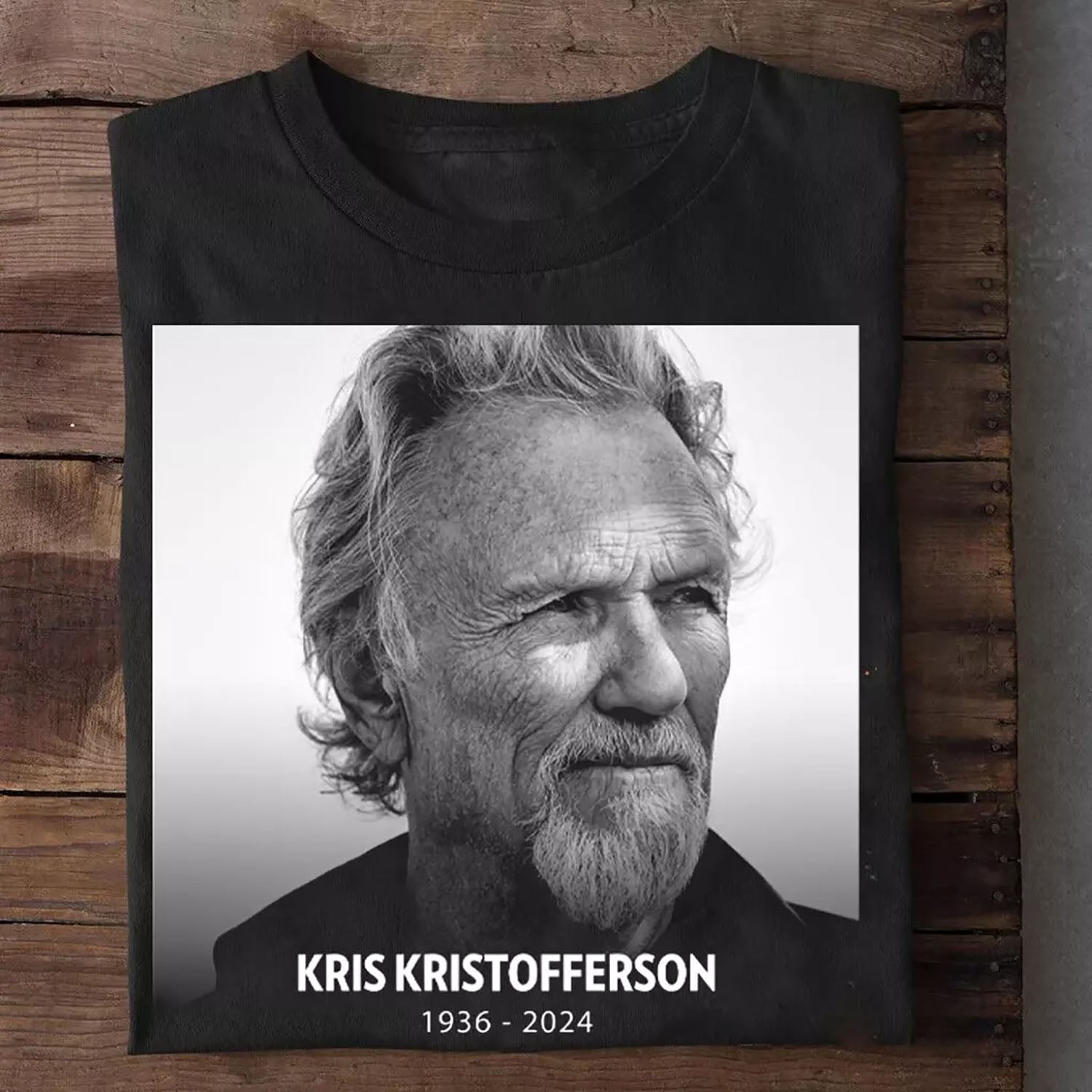 Rip Kris Kristofferson 19362024 Black All Size Gift Fan Shirt OM56