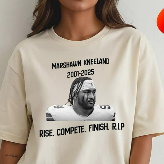 Rip Marshawn Kneeland Football Tee, Sports Fan Unisex T-Shirt, Athletic Team Gift, Game Day Shirt, Football Season Apparel