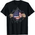 thumbnail image 1 of Rip Reveal US Citizen Proud America State Flag Hawaii T-Shirt, 1 of 5