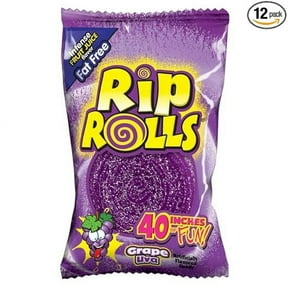 Rip Rolls Grape Candy, 1.4 Ounce - 24 per pack -- 12 packs per case