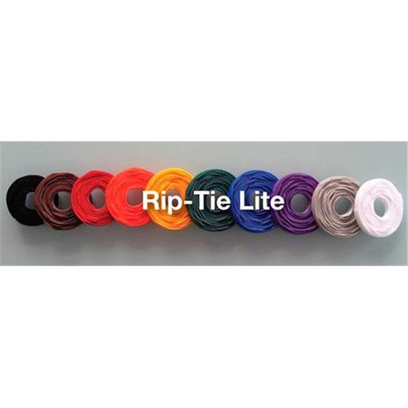 Cable Rips Rip-Tie Y-12-XRL-BK Lite Cable Wrap, 0.50 x 12 in. - Black - Rolls of ...