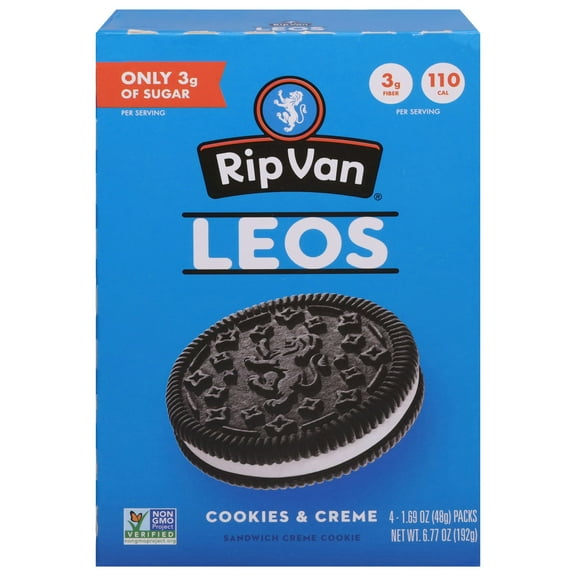 Rip Van Cookies Sandwich Cookies Cream 6.77 oz (Pack Of 6)