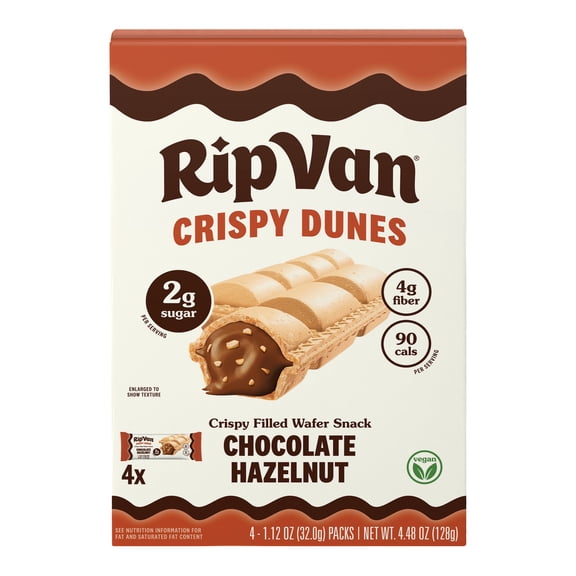 Rip Van Crispy Dunes Chocolate Hazelnut 4 Count