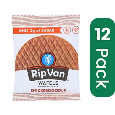 Rip Van Wafel Snickerdoodle Single 1.16 oz (Pack Of 24) - Walmart.com