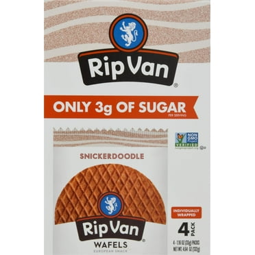 Rip Van, Wafels, Snickerdoodle, 4 Pack, 4.64 Ounce