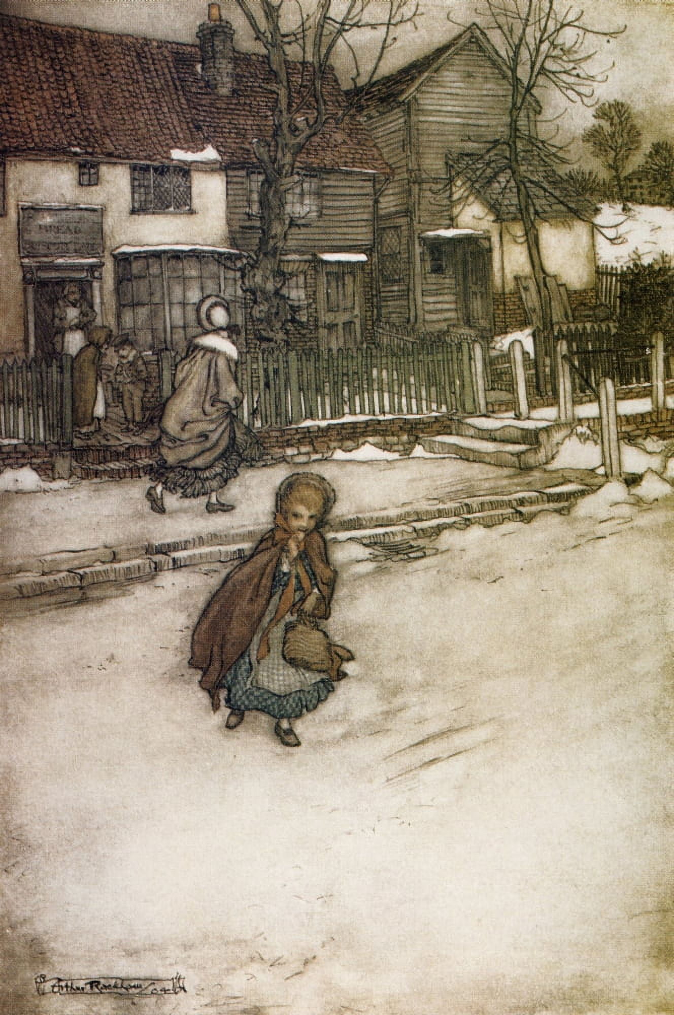 Rip Van Winkle 1905 Biscuit-bakers Canvas Art - A Rackham (24 x 36)