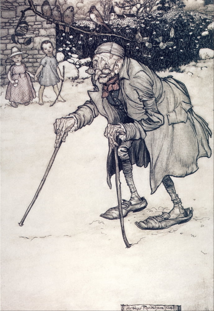 Rip Van Winkle 1905 Peter Vanderdonk Canvas Art - A Rackham (18 x 24)