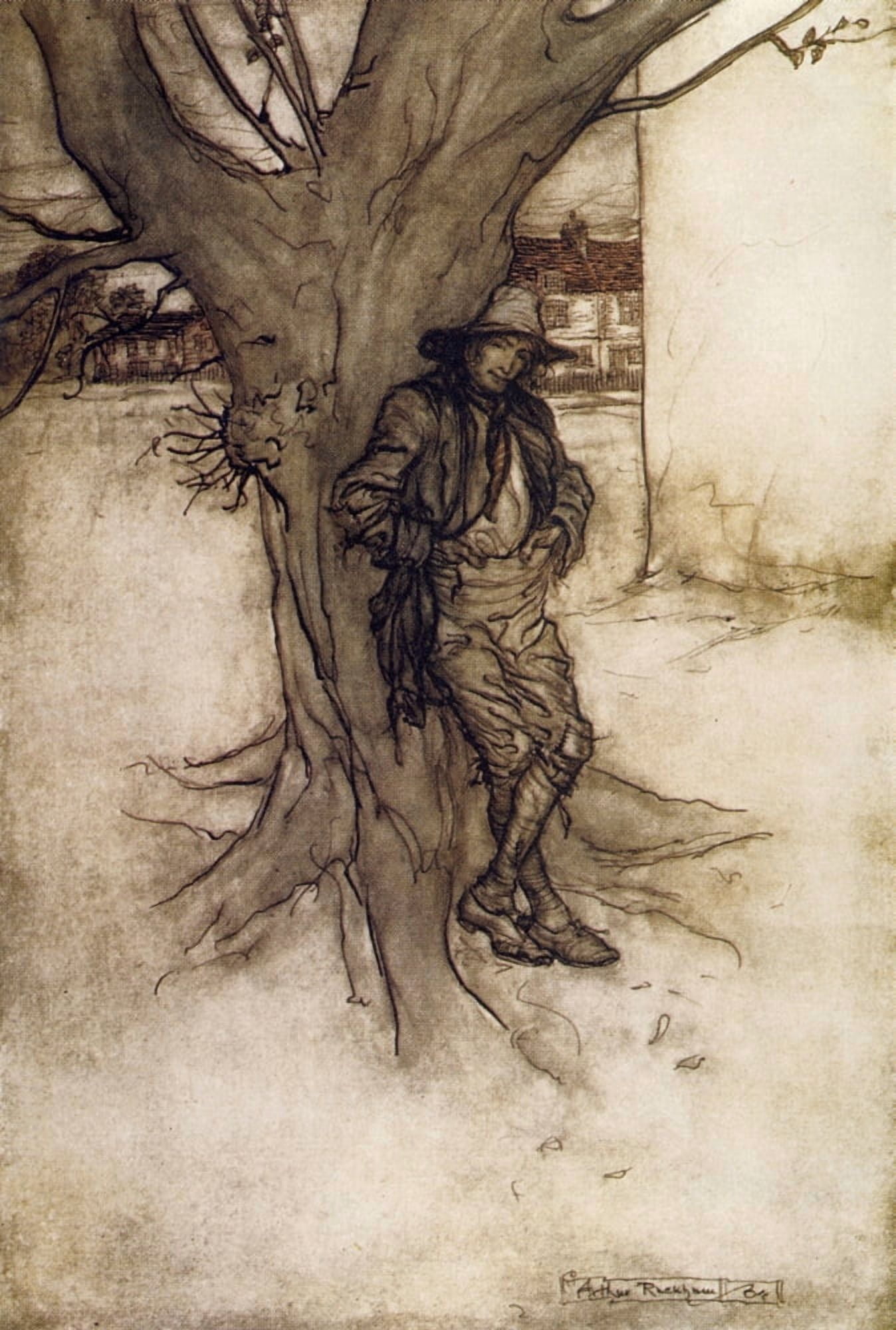 Rip Van Winkle 1905 Rips son Canvas Art - A Rackham (18 x 24)
