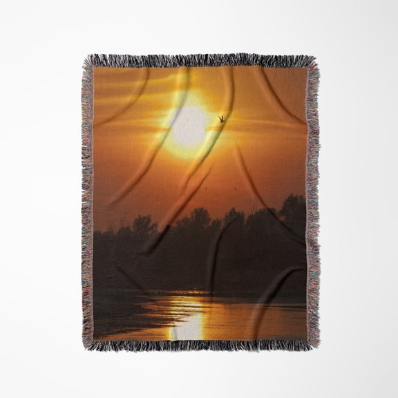 Riparian Forest, Danube Delta, Romania - Eu24 Mzw0124 - Martin Zwick, Woven Blanket